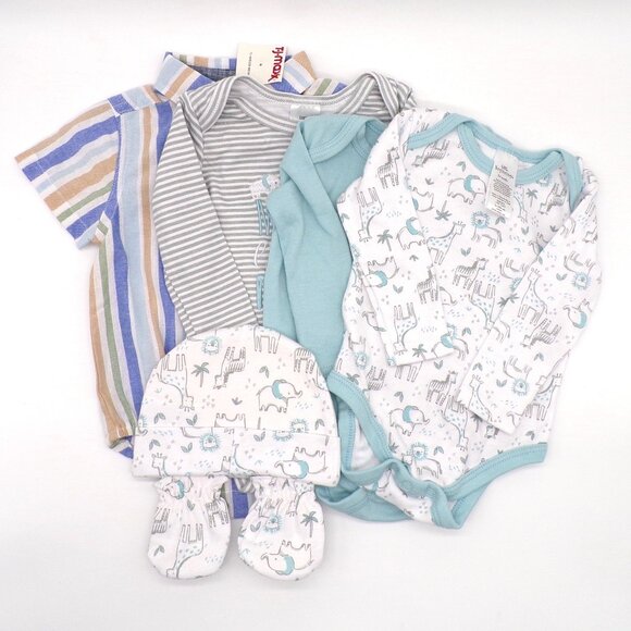 Baby Boy Clothes Size 3-6 Months Spring Summer Mix Romper Bodysuit Tommy Bahama - Picture 1 of 11